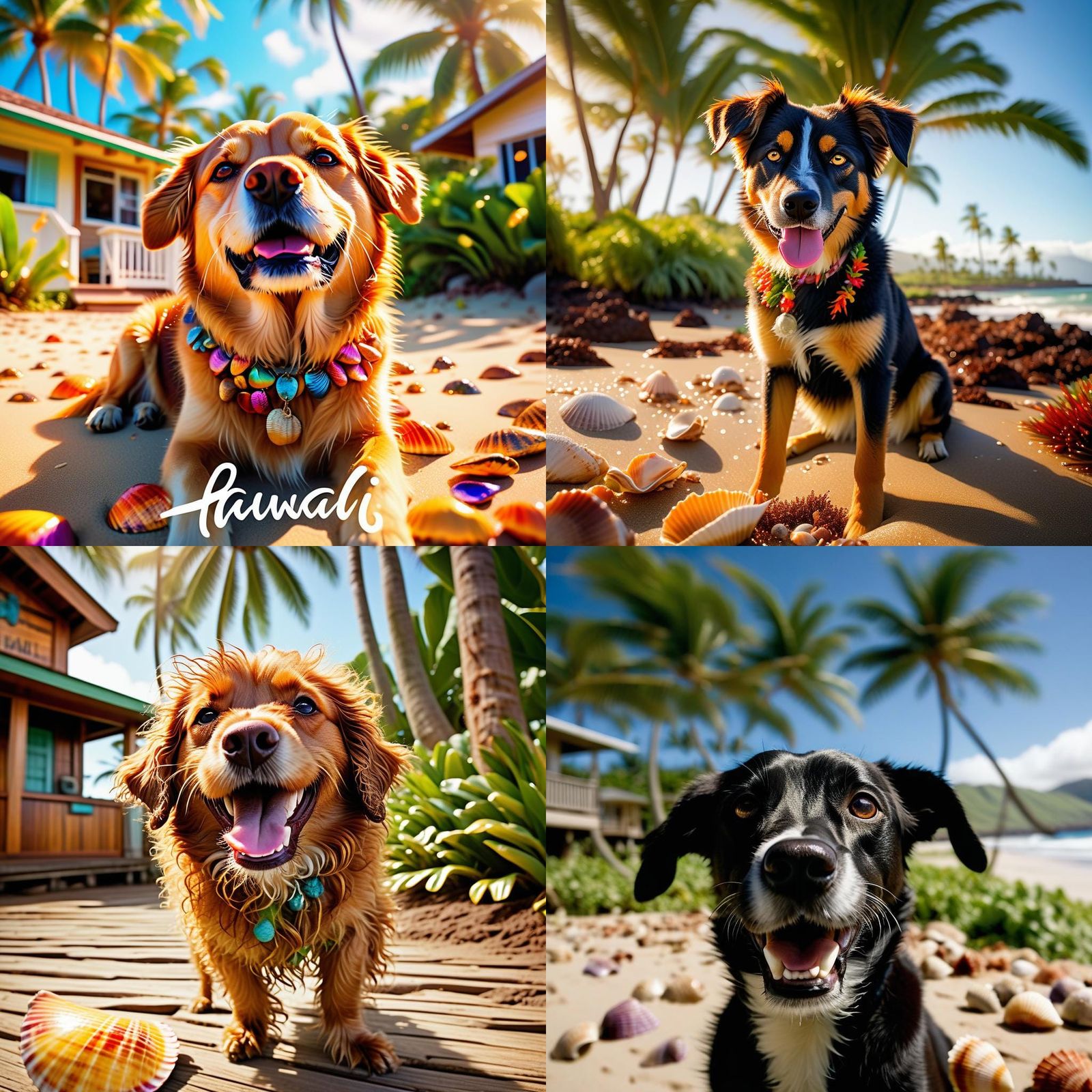 Dog on Hawaii Beach: Professional Photography