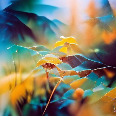 Nature Artwork in Kodak Ektar Film Style