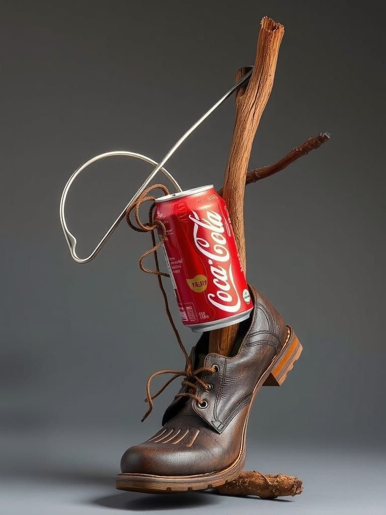 Abstract Sculpture in Industrial Aesthetic