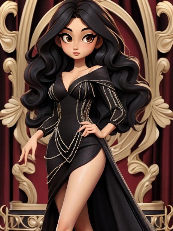 Indonesian Woman on the Red Carpet