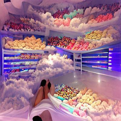 Heavenly Cloudscape with Golden Light