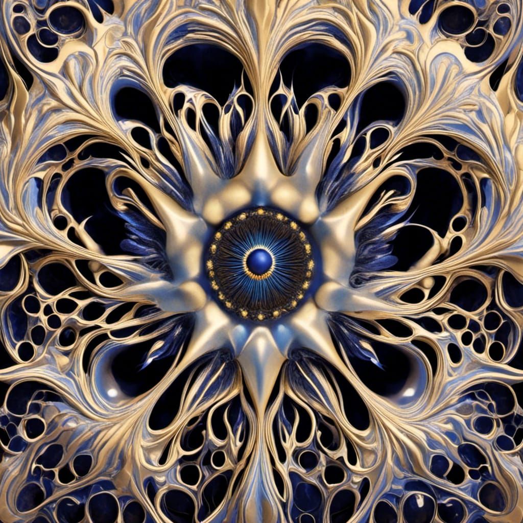 Intricate Surreal Jack-o'-Lantern in Dark Fantasy Style