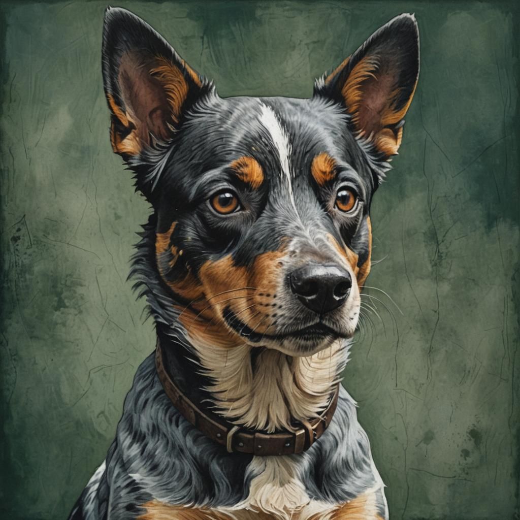 Bandit as Surreal Oil Painting with Dark Textures