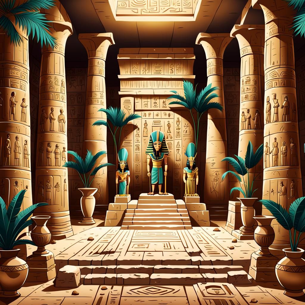 Egyptian temple