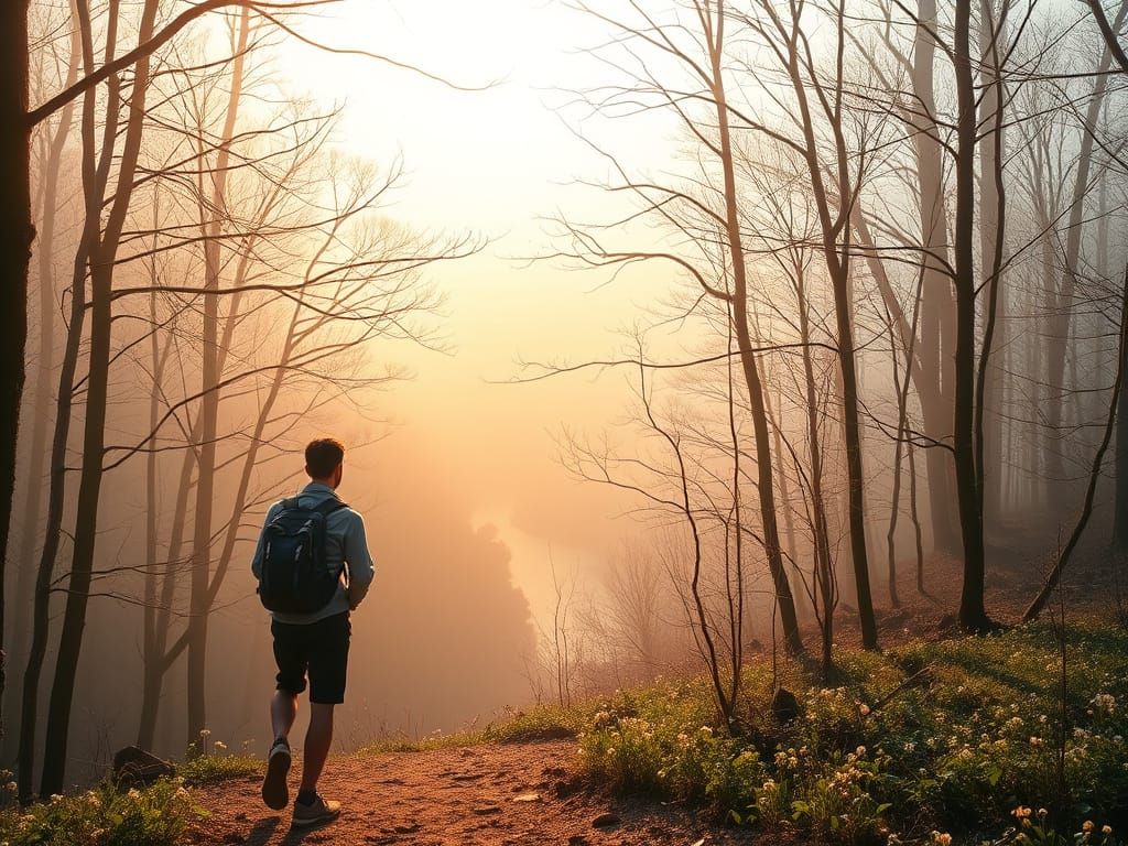 Impressionist Morning in Ohio National Park