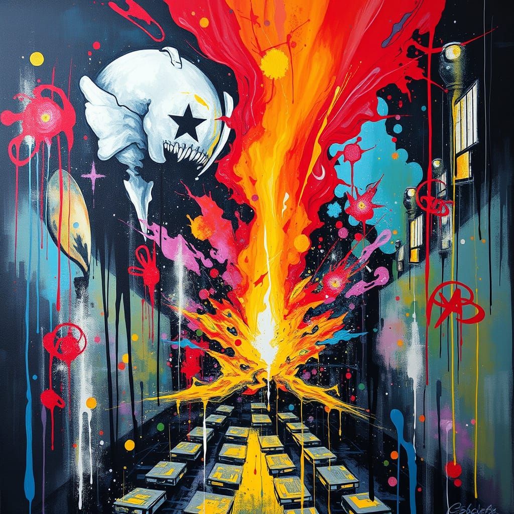 Graffiti Art Mystery: Unresolved Phenomenon in Splash Style