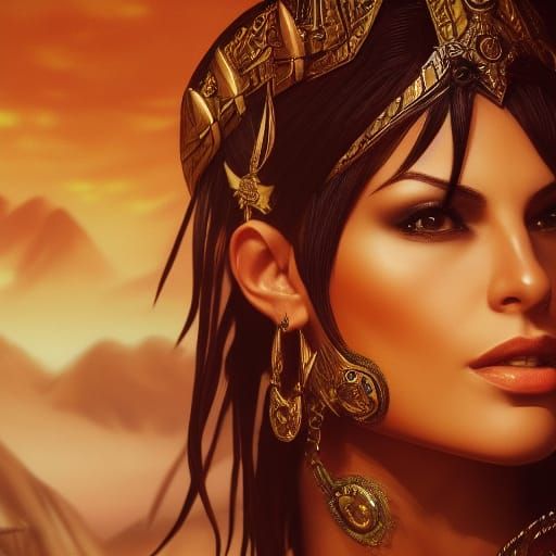 Monica Belucci in Conan, Fantasy Concept Art
