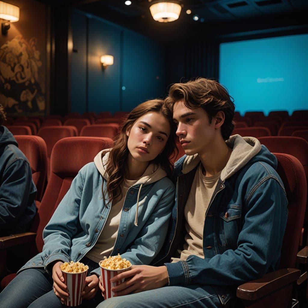 Whispers in the Fading Light of a Cinema