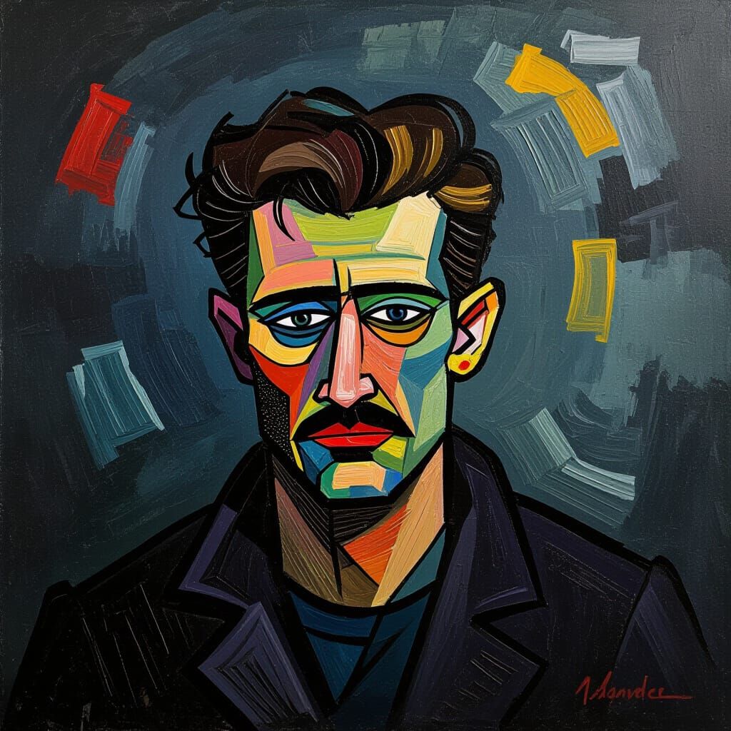 Abstract Unease: Chaotic Strokes in Expressive Impressionism