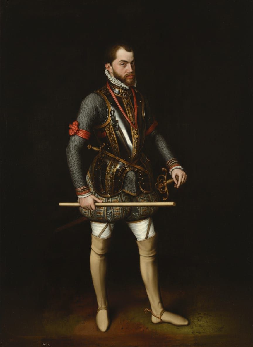 Baroque Portrait of a Young Man in Royal Attire