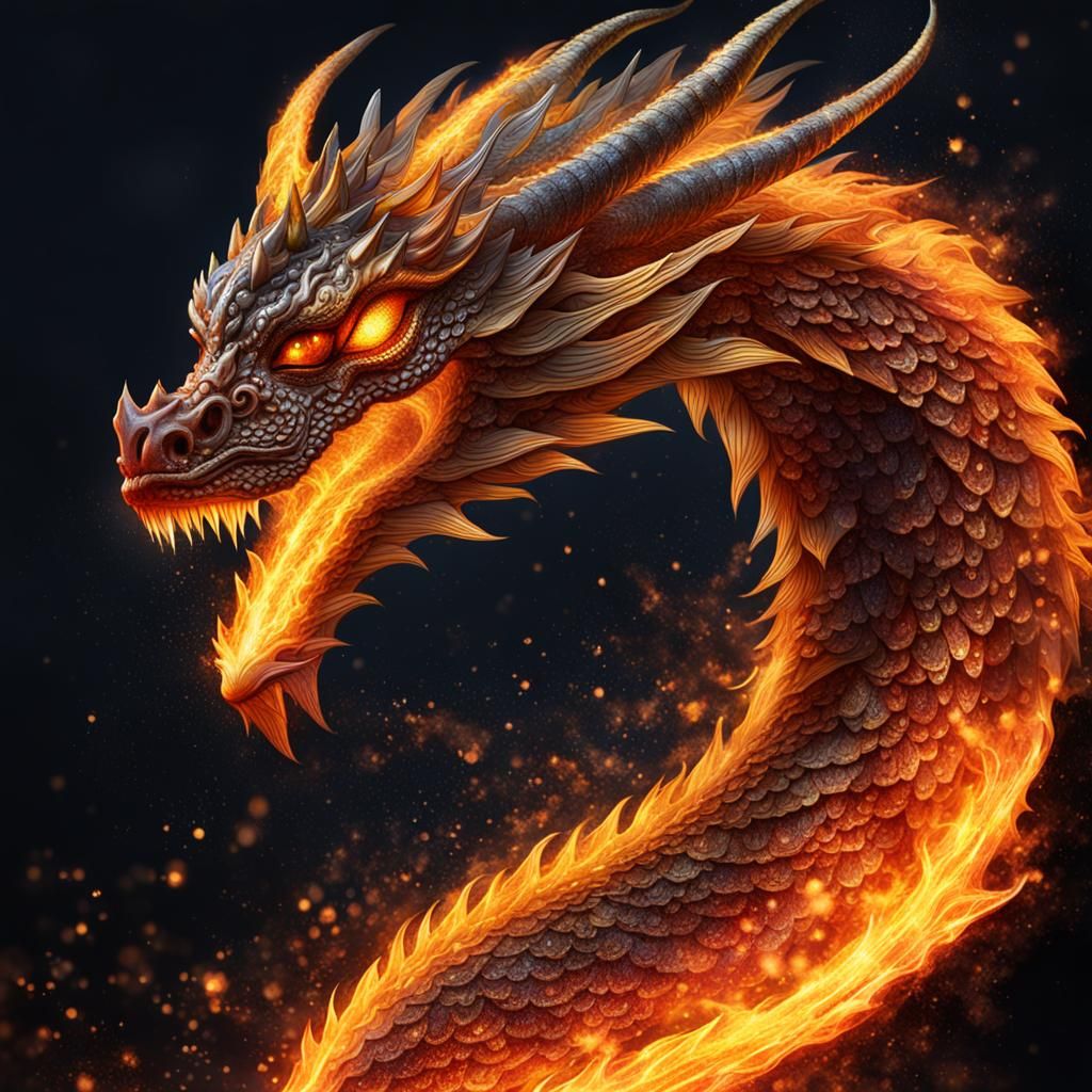 Magical Fire Dragon of Legend