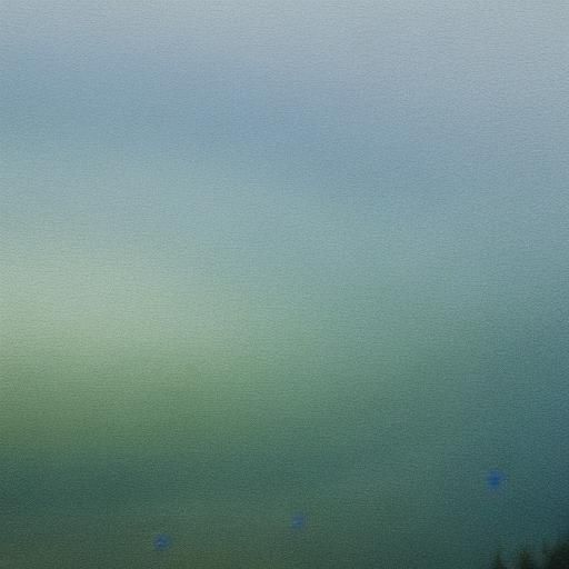 Abstract Blue Circle Watercolor Film Still