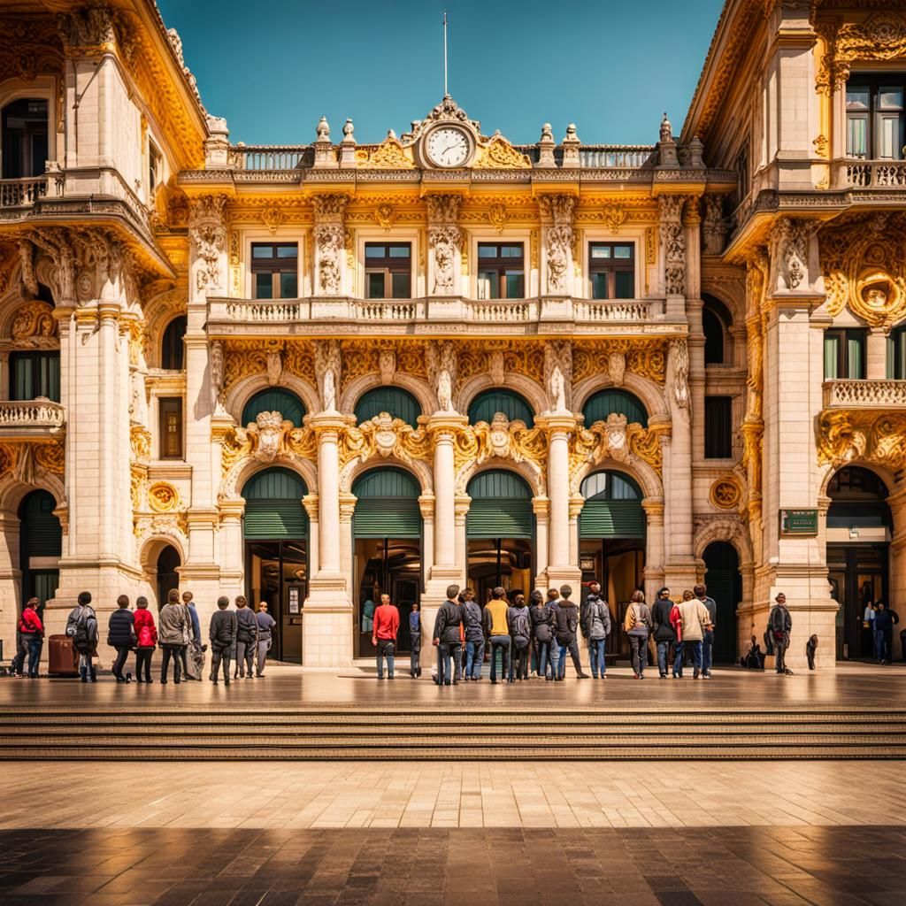 Rossio Railway Station: Baroque Revival Architecture