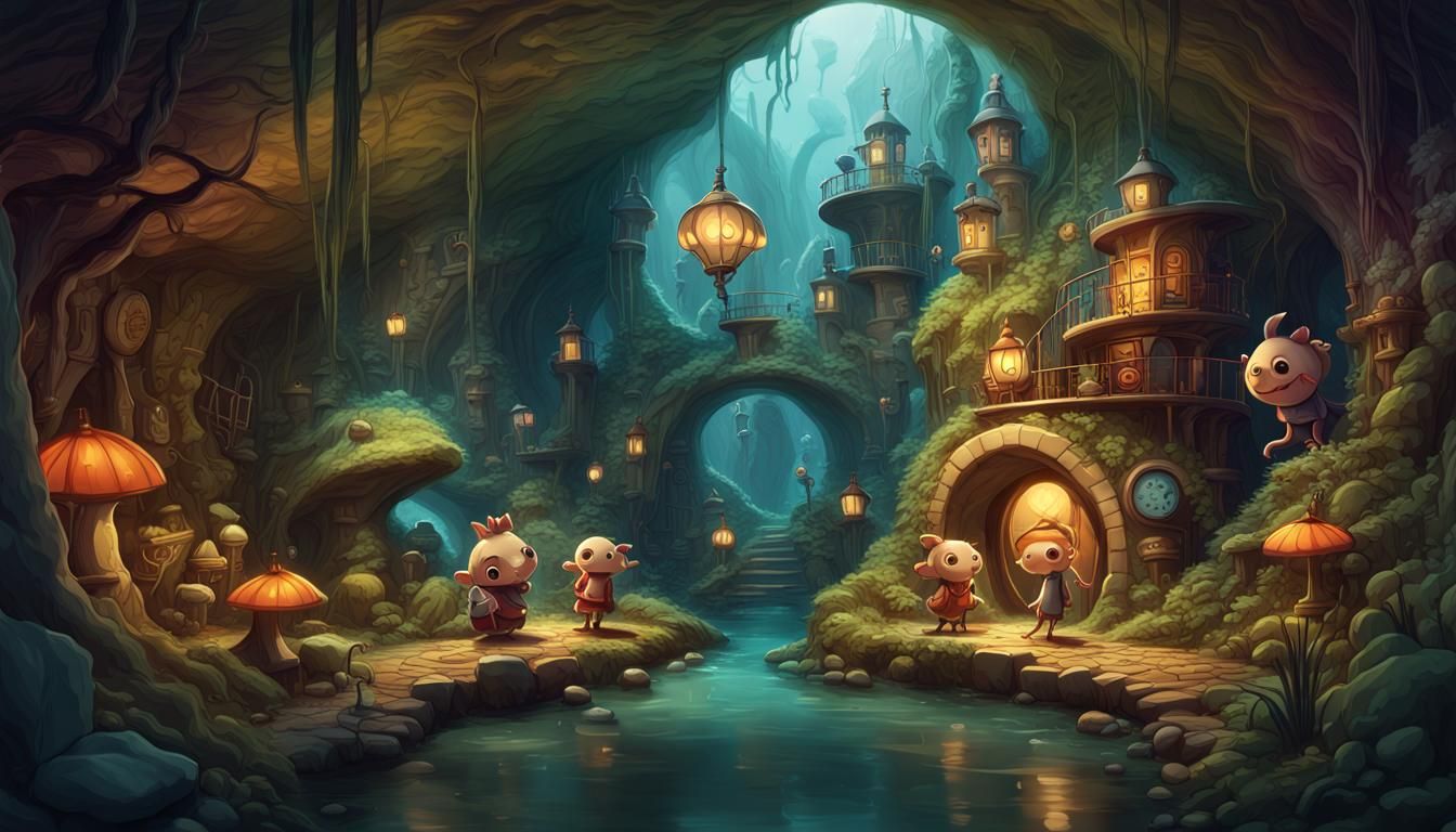 Whimsical Underground World