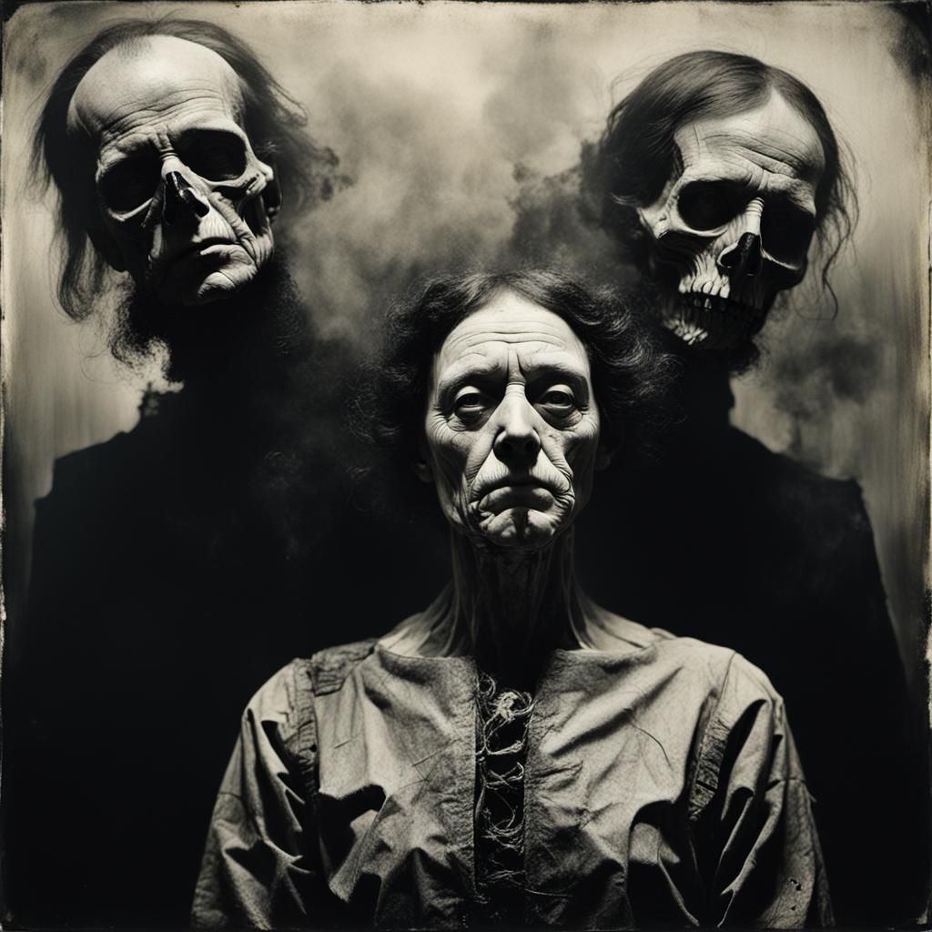 Soul Leaving Body: Ominous Double Exposure Photography