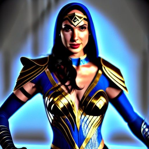 Princess Kitana Concept Art in Comic Book Style