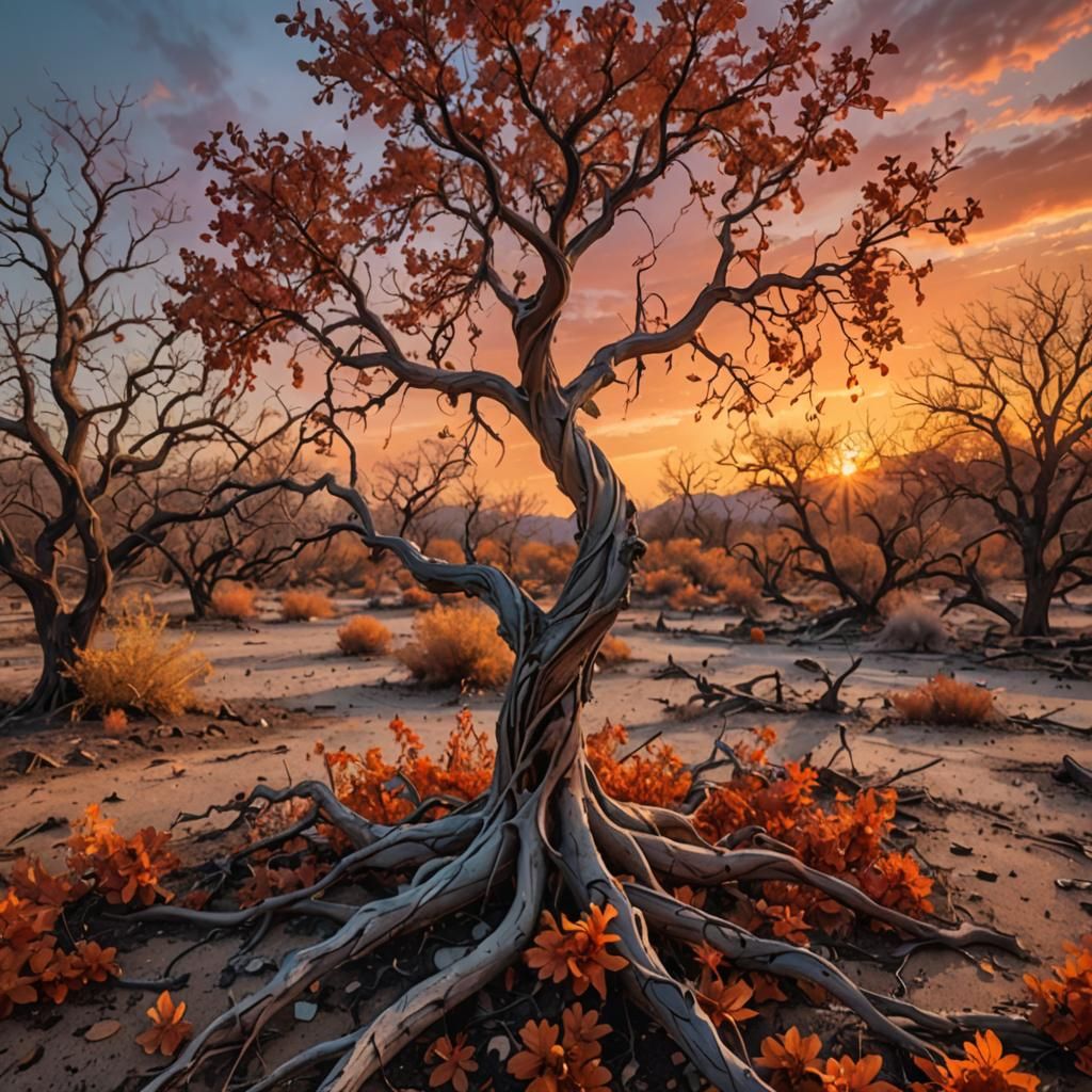 Autumnal Landscape Art: Summer's End