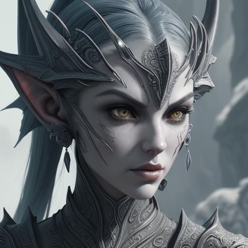 Arcane Altmer in Living Coral Armor