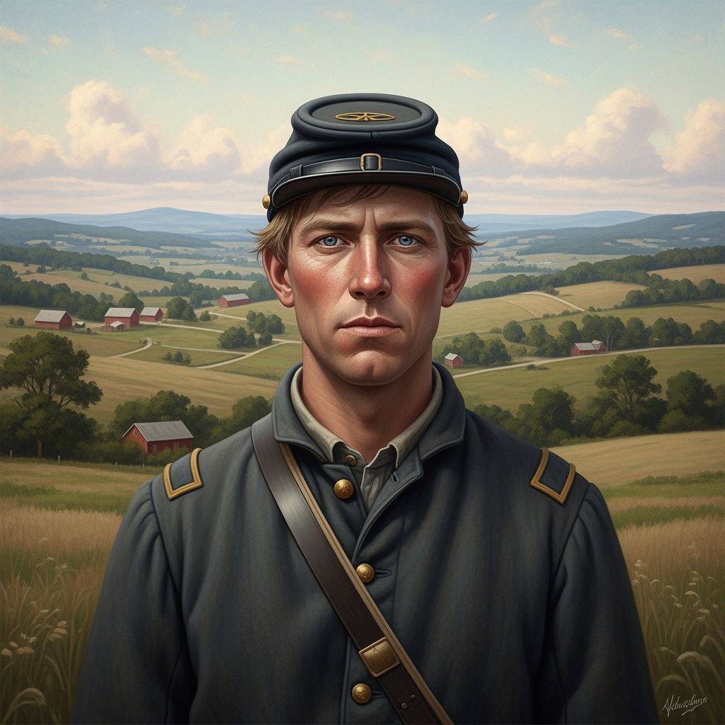 Union Soldier in Pennsylvania, American Realism Style