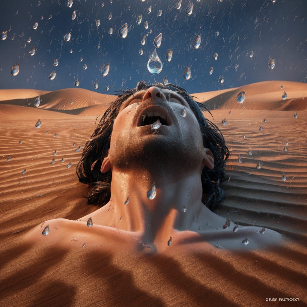 Desert Thirst: A Concept Art Masterpiece