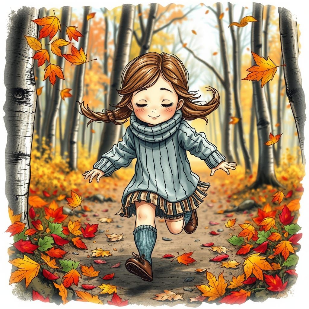 girl in autumn
