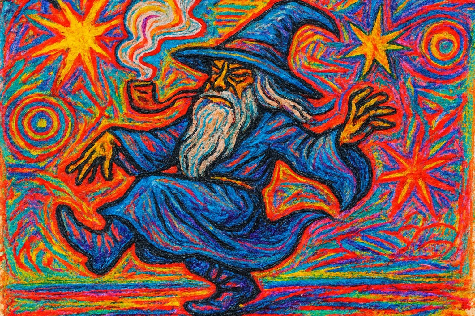 A Wizard Vibes Precisely When He Means To