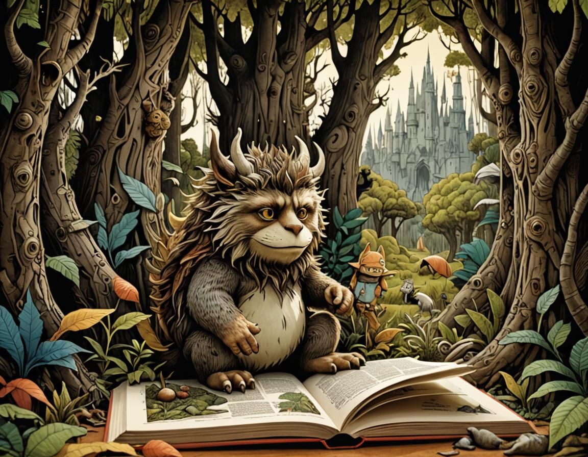 Hyperrealistic Pop-Up Book of Where the Wild Things Are