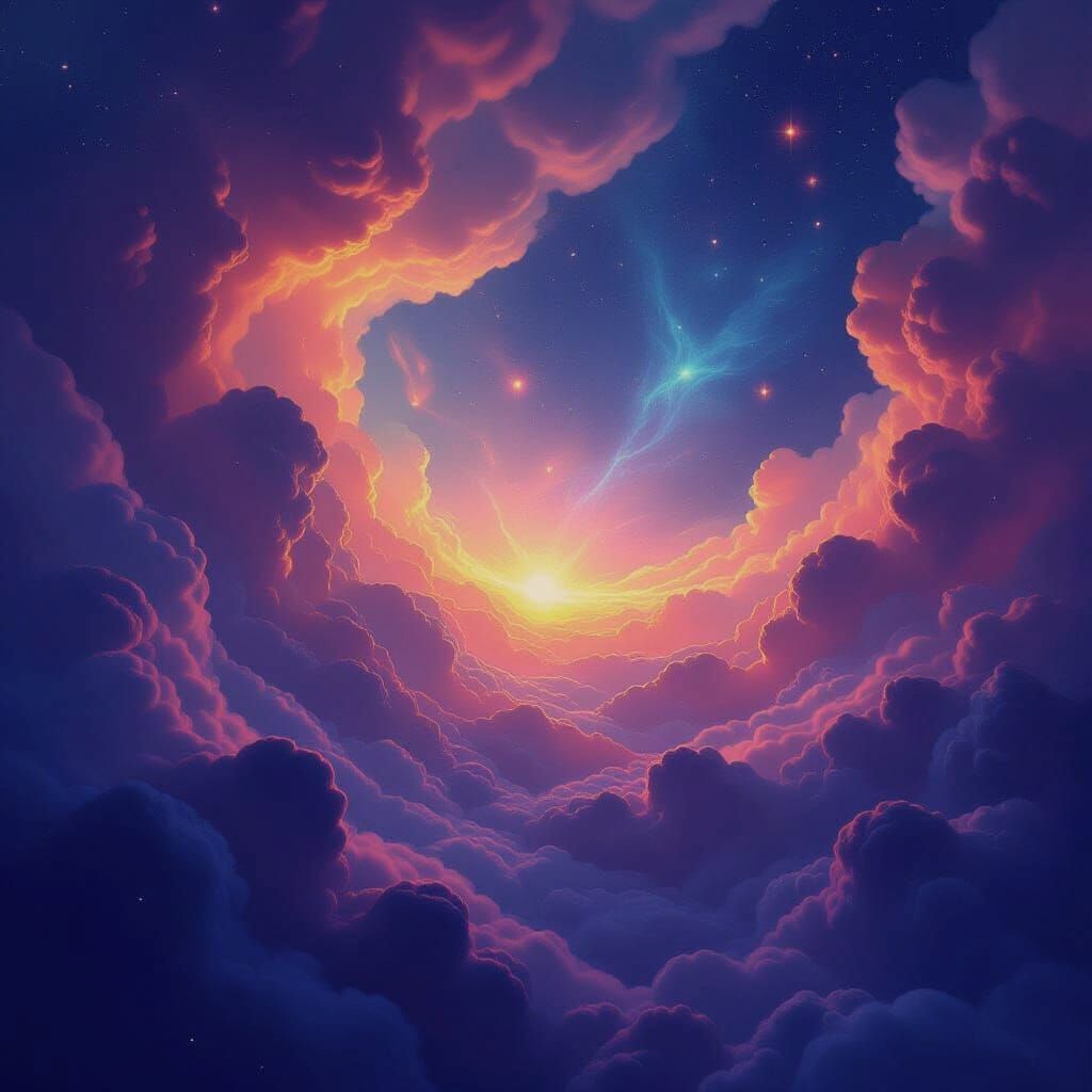 Abstract Phenomenon Generated by AI