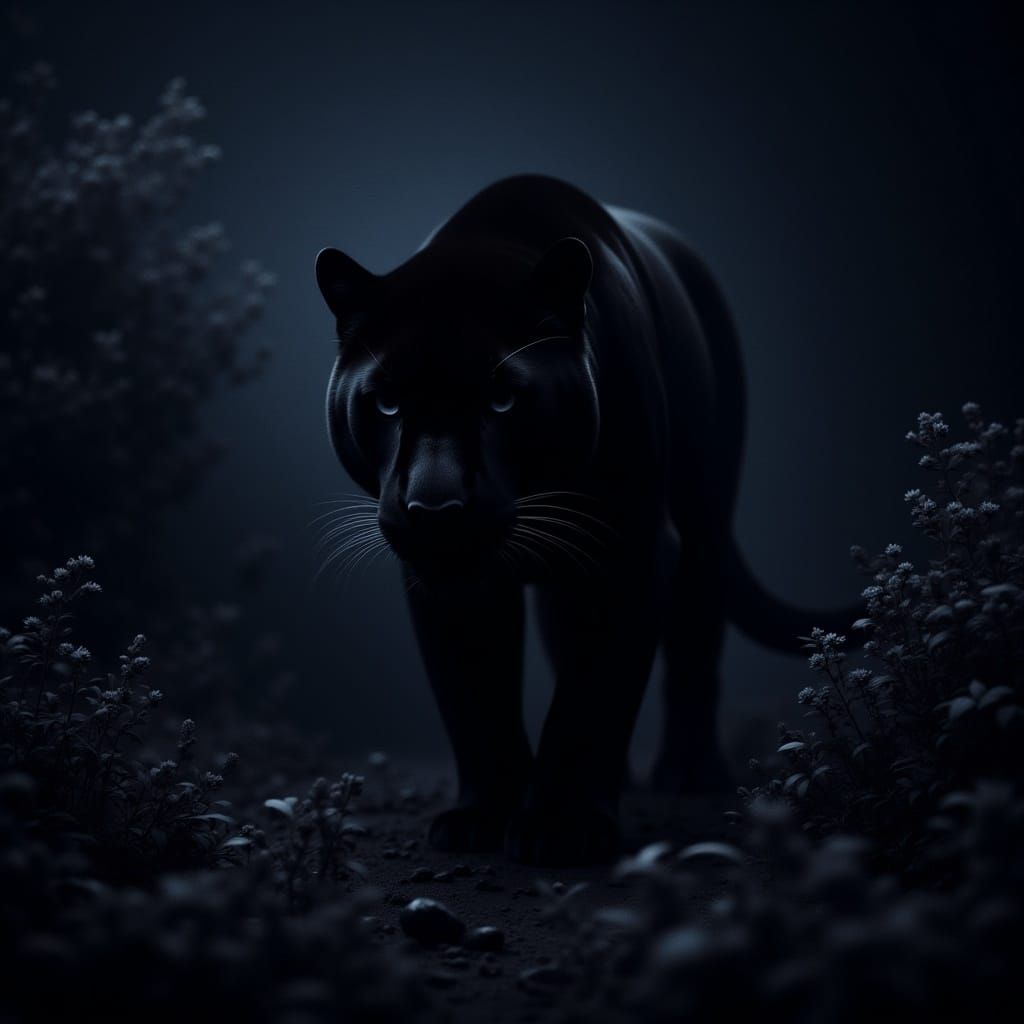 Panther at Night
