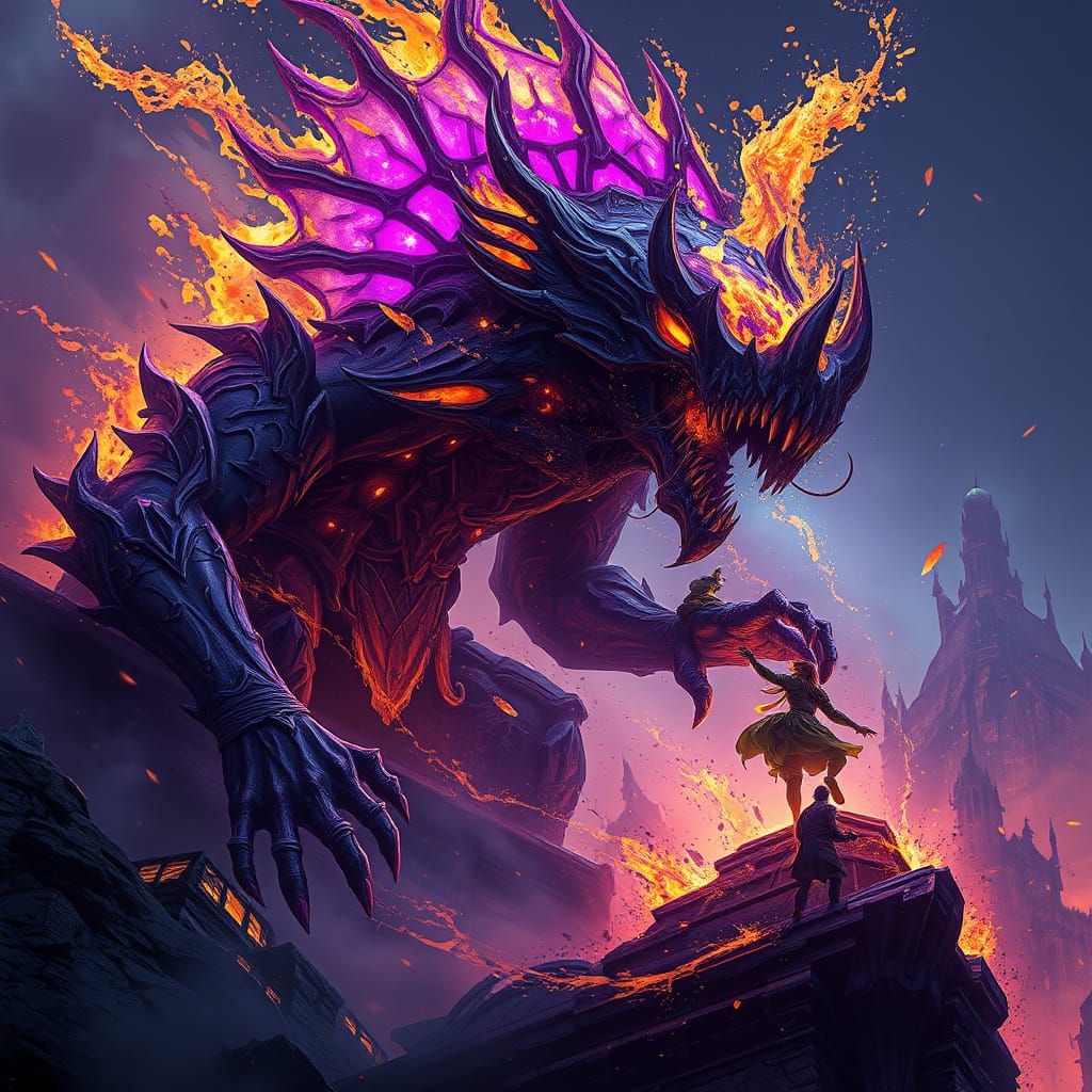 Dark Fantasy Masterpiece in Unreal Engine Style