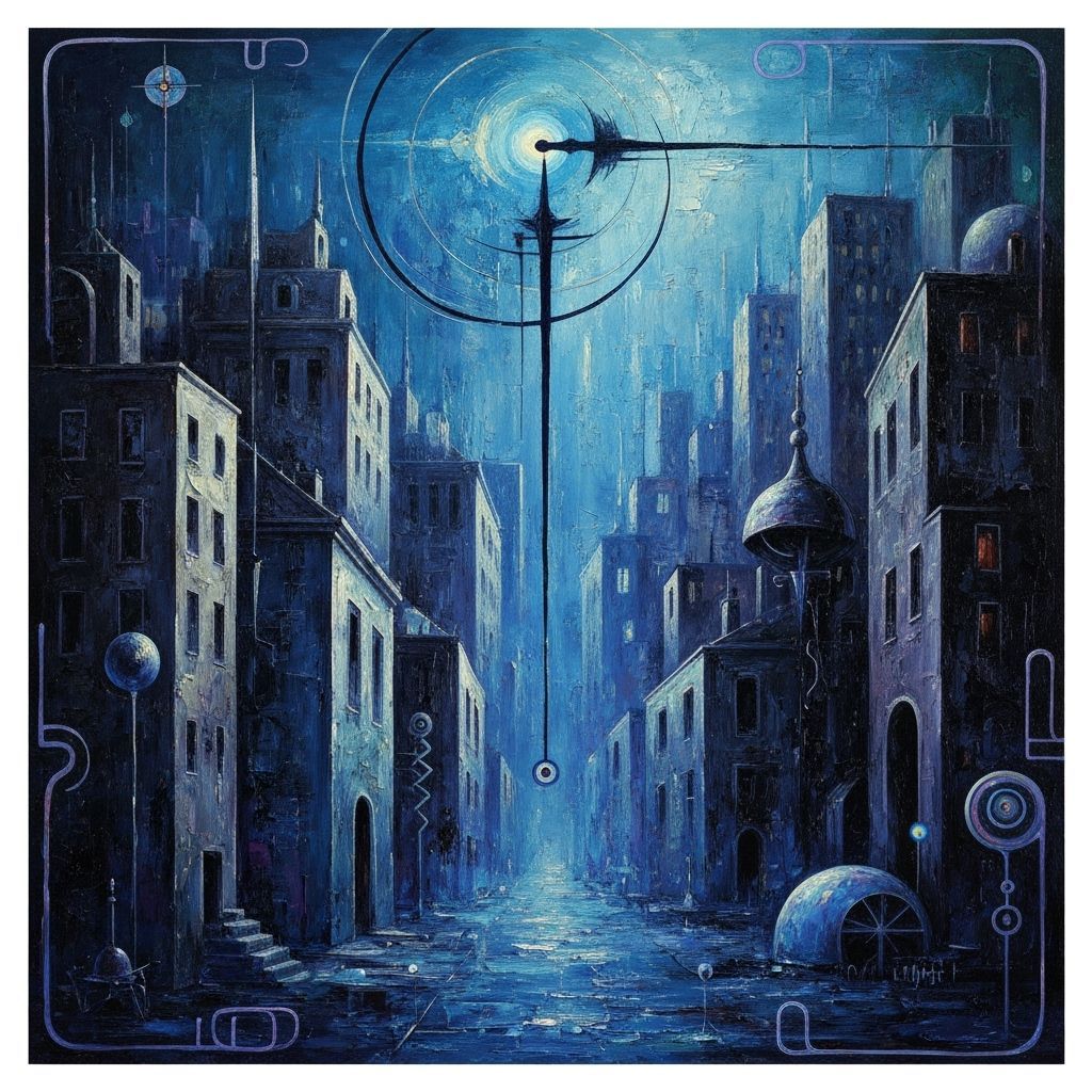 Mystical Cityscape Fusion of Styles