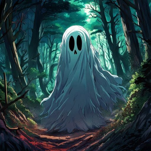 Ethereal Ghostly Figure