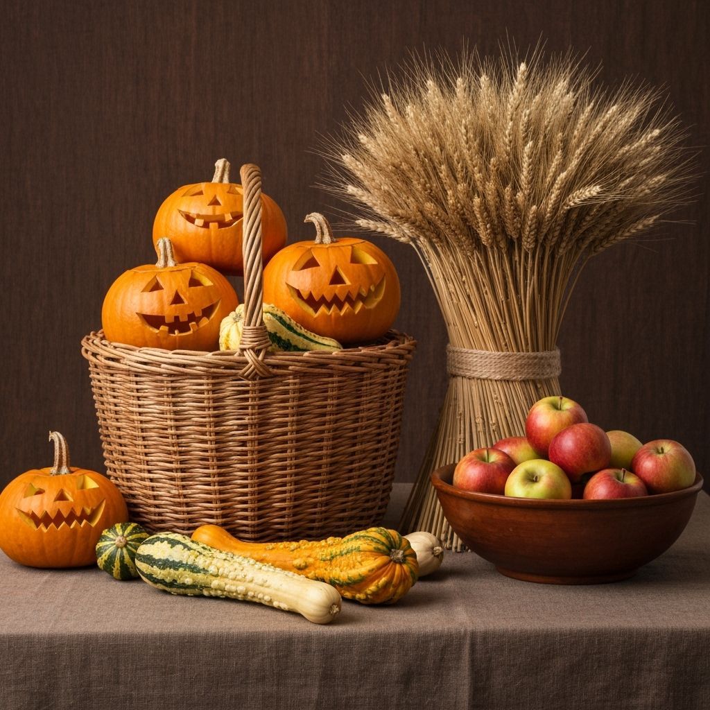 Spooky Halloween Harvest Display