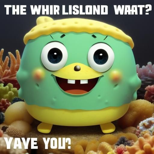 AI Image of Sponge Bob Responding