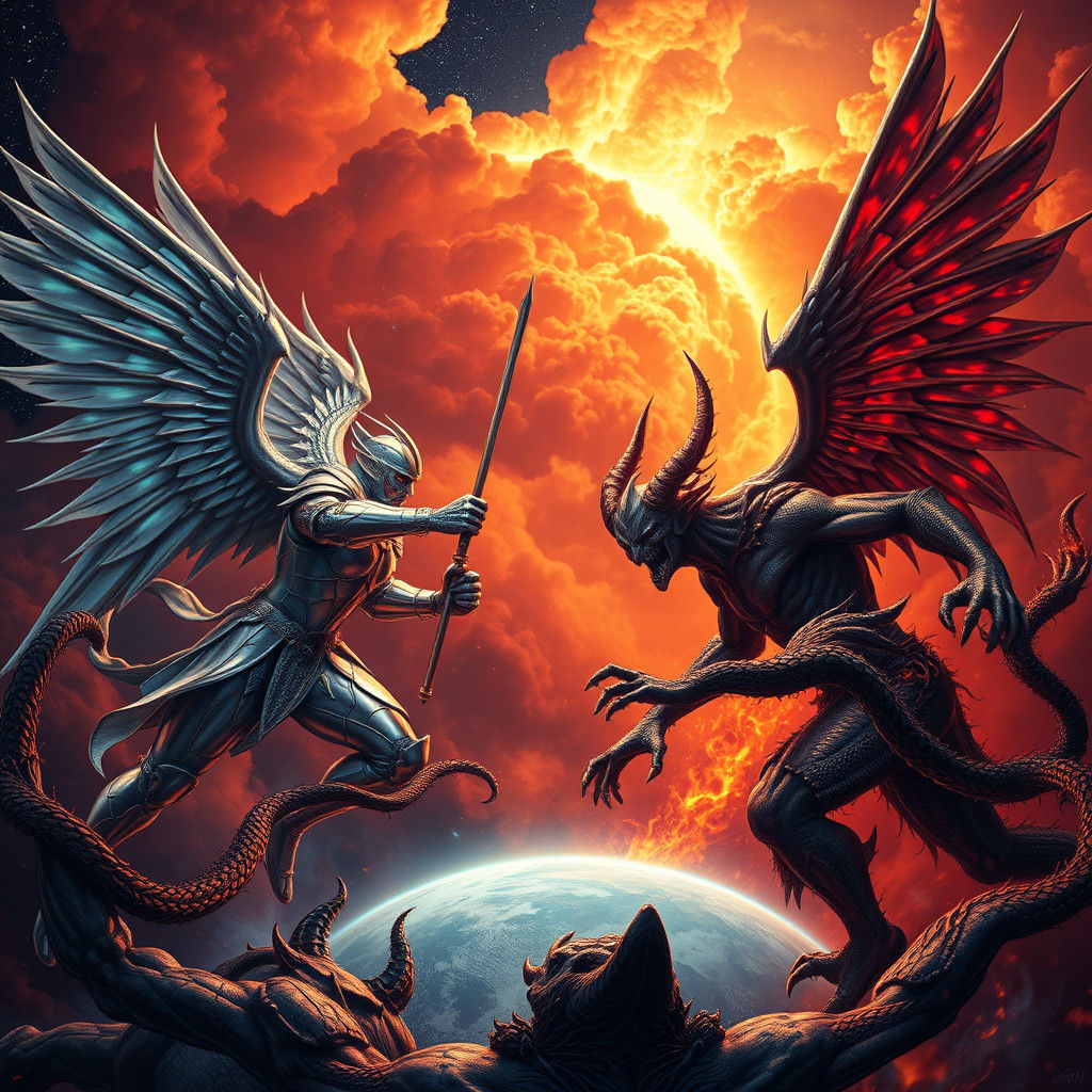 Angels and Demons Clash in Epic Battle