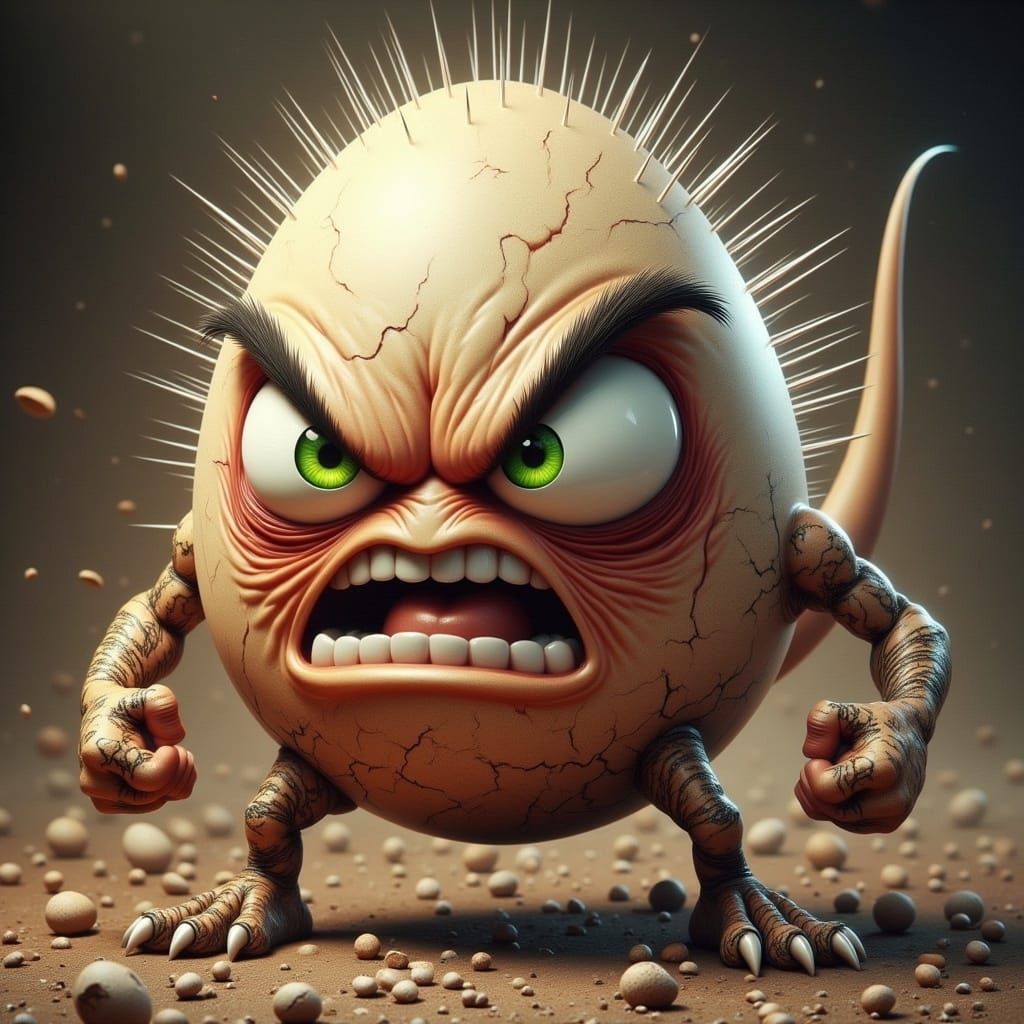 Angry Armadillo Egg Hybrid Battle Ready
