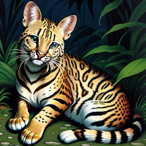 Green-Eyed Ocelot