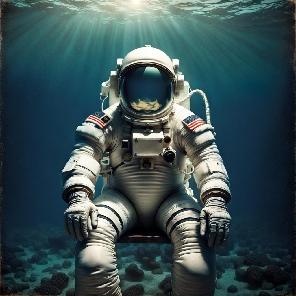 Lonely Astronaut at the Bottom of the Ocean