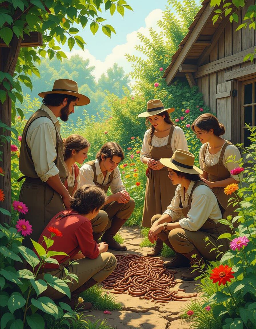 Worm Whispering Festival: Rustic Garden Gathering