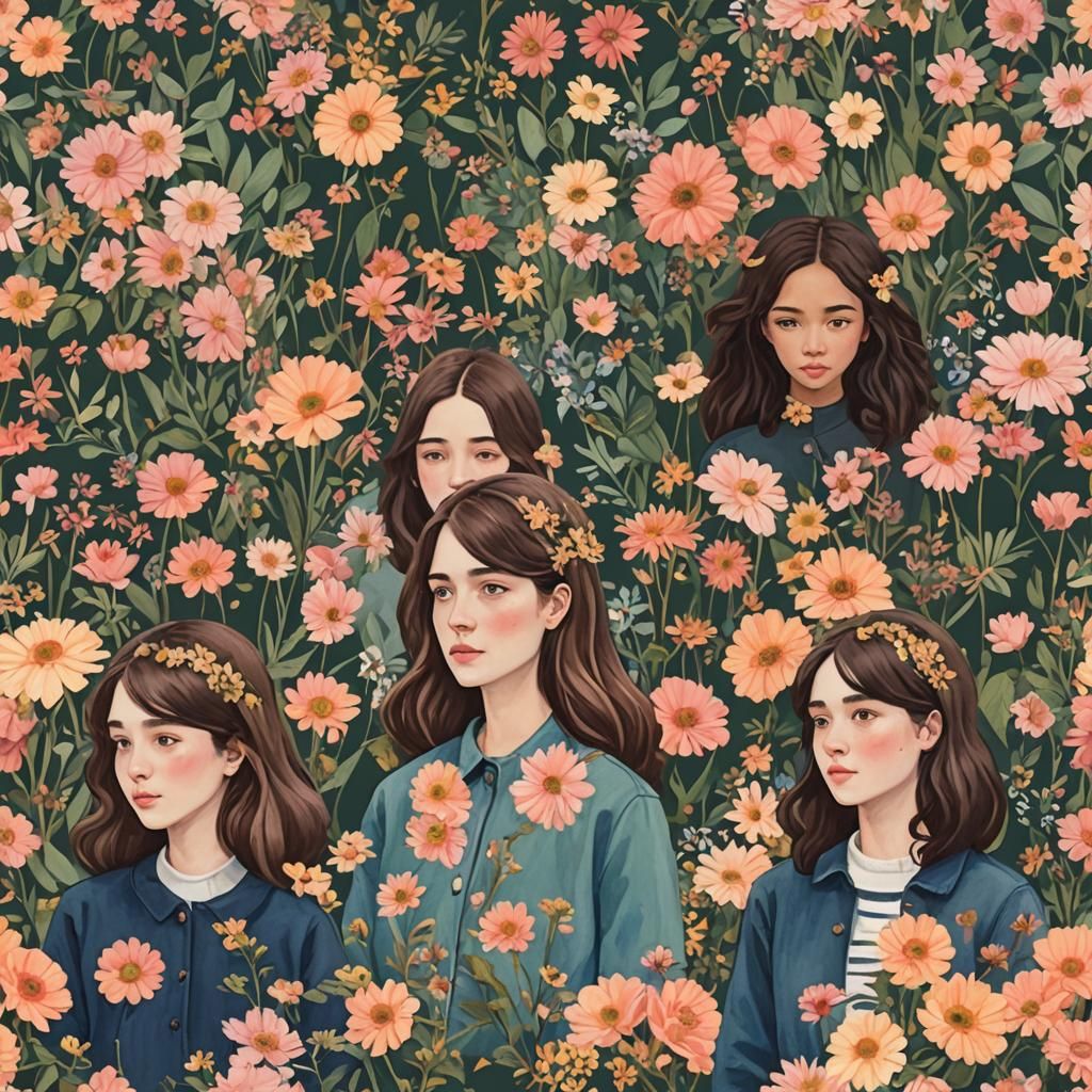 AI Generated Image of Girls