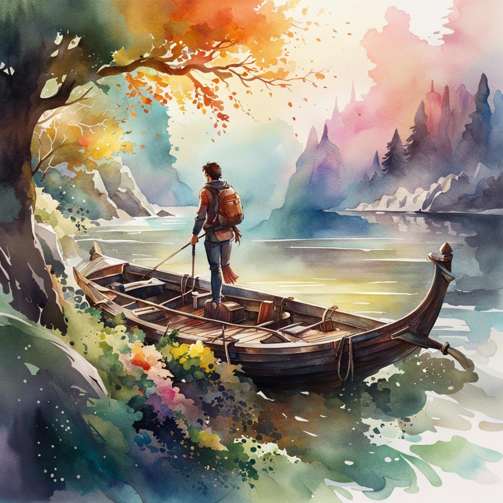 Epic Watercolor Digital Illustration in 4D