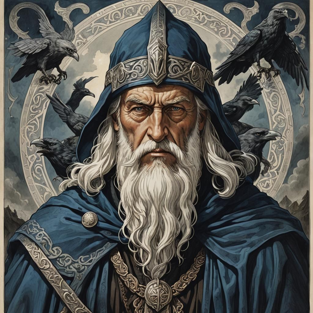 Odin: The Allfather in Nordic Attire