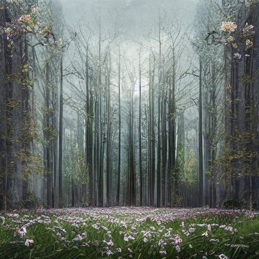 Dreamlike Landscape in Photorealistic Hyperrealism