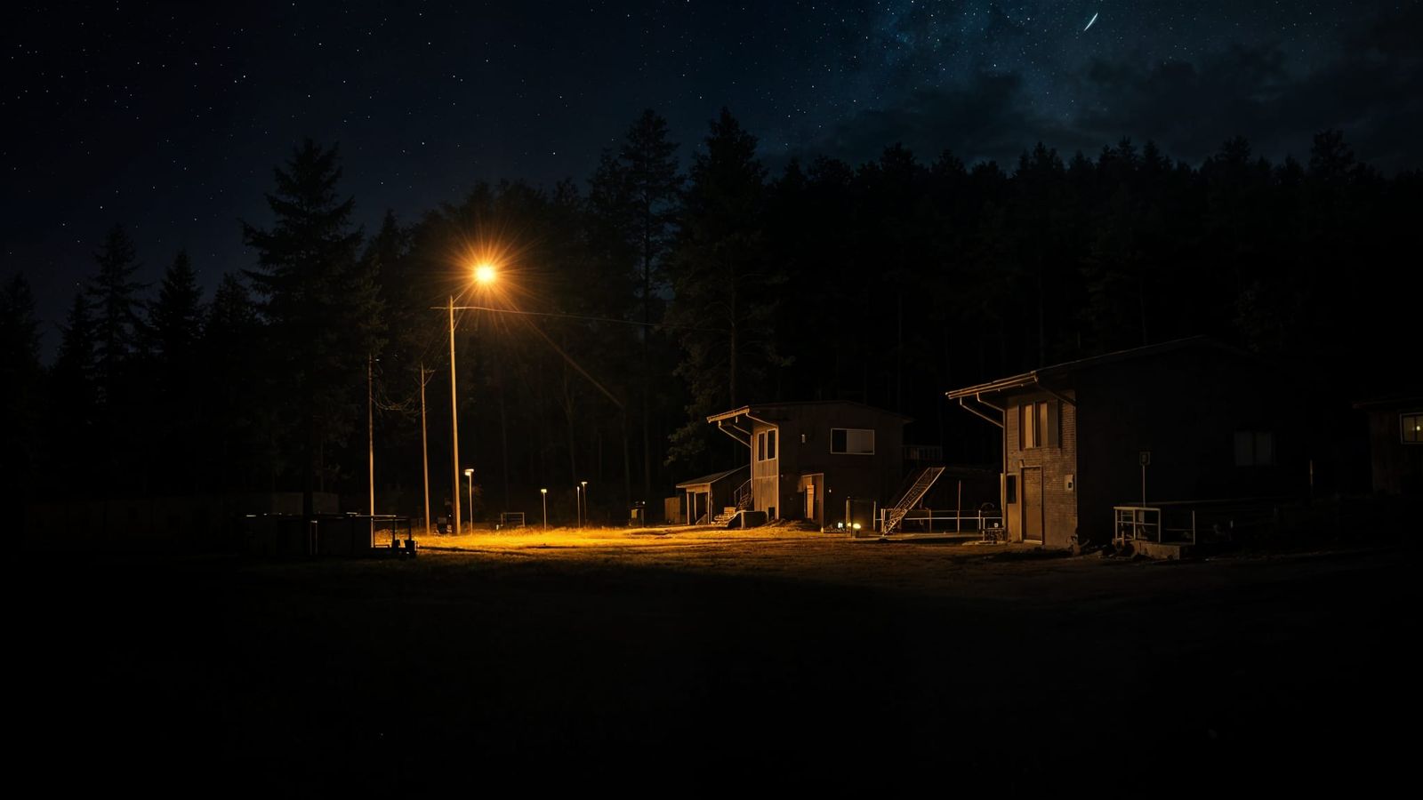 Cozy Night at Military Base