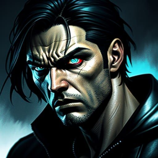 Jealous Boyfriend Arguing in Graphic Novel Style