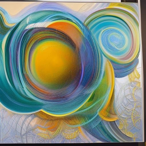 Abstract Surrealist Jewelry Still Life in Oils