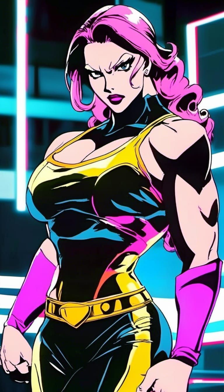 Female bodybuilder <lora:Courtney Shifter :1.0> as Anime Sty...