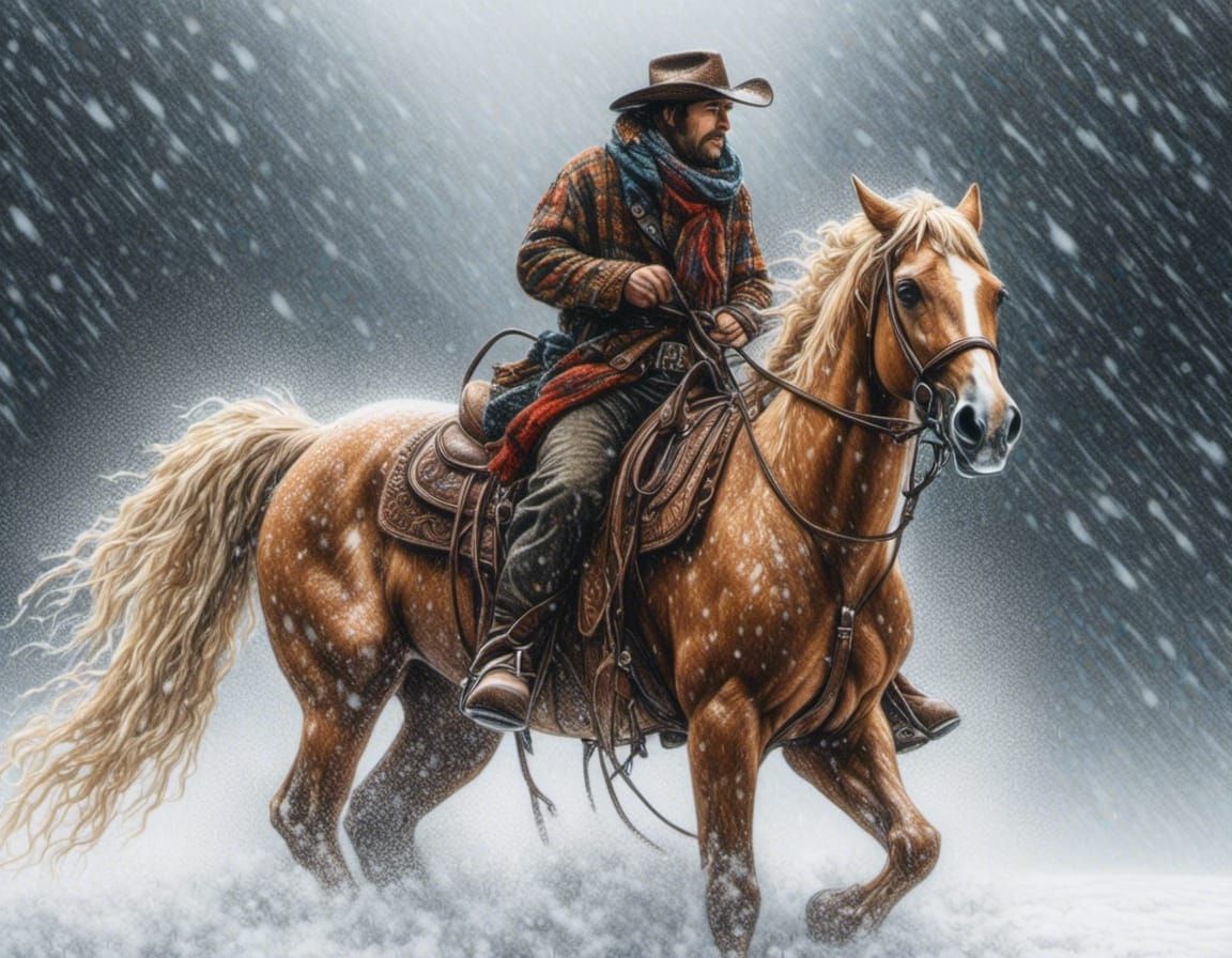 Through the blizzard