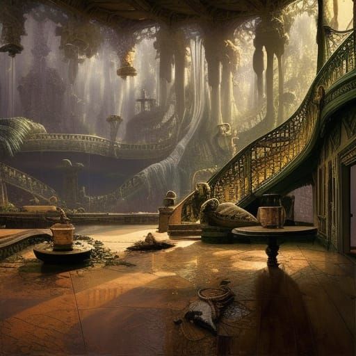 Frog Room: Epic Cinematic Digital Matte Painting
