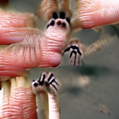 Detailed Primate Fingers Close-Up: A Study in Texture